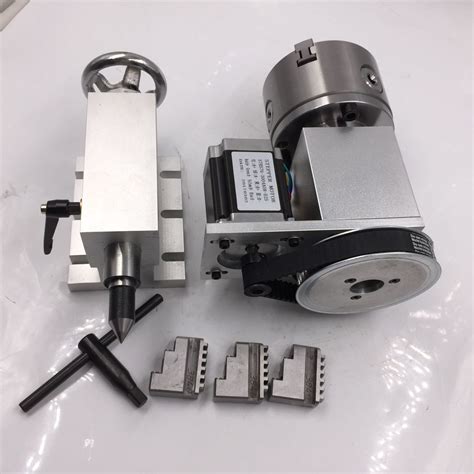 A Th Axis Router Hollow Shaft Rotary Axis Table Jaw Chuck Mm