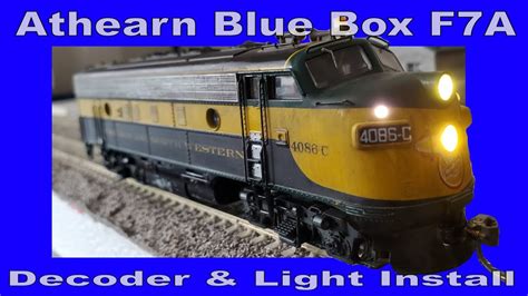 Athearn F7 Blue Box Decoder Light Install YouTube