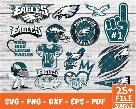 Philadelphia Eagles Svg Football Team Svg 44 Bundlepng