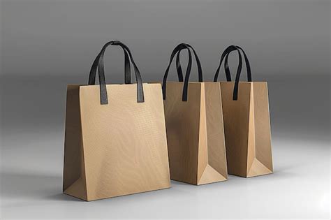 Premium Photo Paper Bag Mock Up