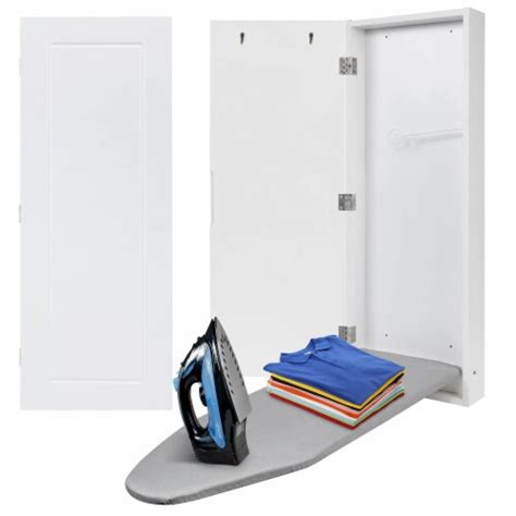Ivation Ironing Board Wall Mounted Ironing Board Cabinet With Mirror