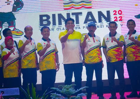 Logo Dan Maskot Porprov Kepri Ke V Dilaunching Roby Bintan Siap