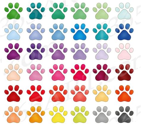 Dog Paw Print Clip Art