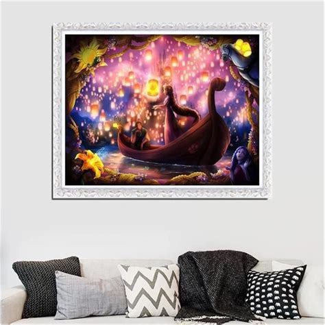 Kits De Peinture Diamant Rapunzel De Dessin Anim For Adultes Kits D