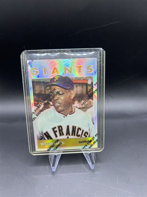 Willie Mays 1996 Topps Finest Commemorative Set REPRINT REFRACTOR 14