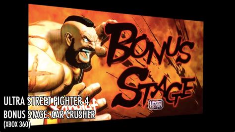 Ultra Street Fighter 4 Bonus Stage Car Crusher Zangief Xbox 360 34 Youtube