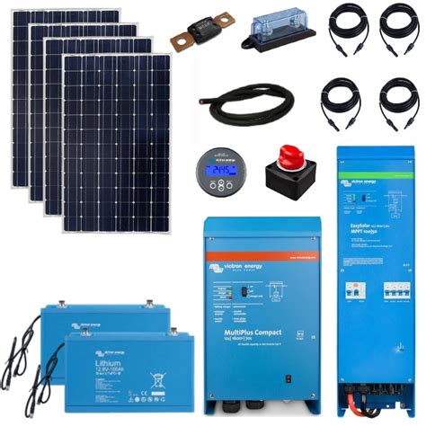 Victron Easysolar Off Grid Kit With 700w Solar Panels And Lithium