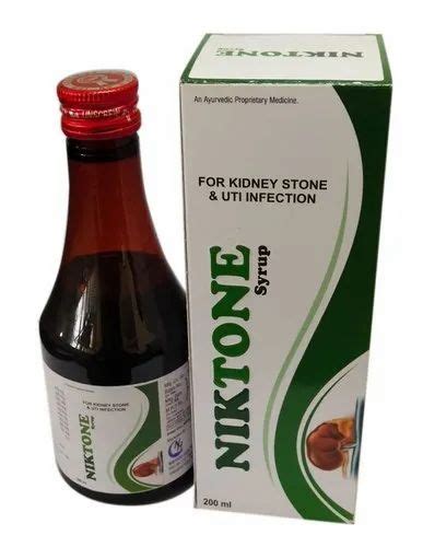 Kidney Stone Removal Syrup Packaging Type Bottle At Rs Bottle In