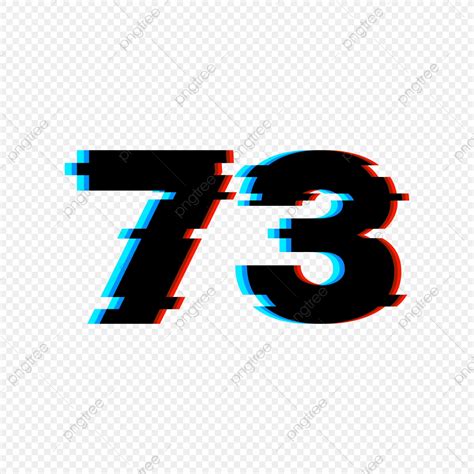number  clipart png images glitch numbers  vector  transparent