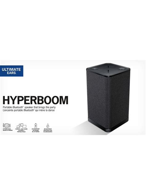 Ultimate Ears HYPERBOOM Wireless Bluetooth Party Speaker