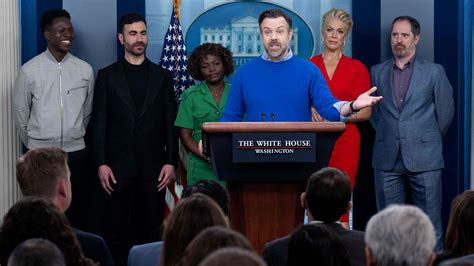 ‘ted Lasso Cast Visits White House To Discuss Mental Health