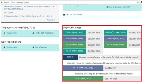 Gst Gov In Government Website For GST Portal Online