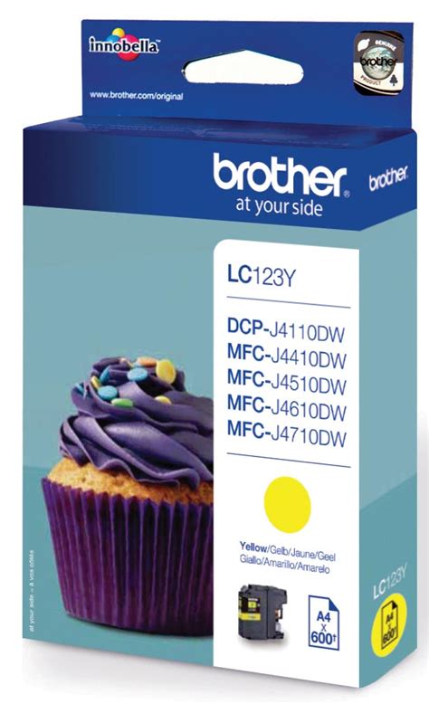 Brother Inktcartridge 600 Pagina S OEM LC 123Y Geel Portaal Check