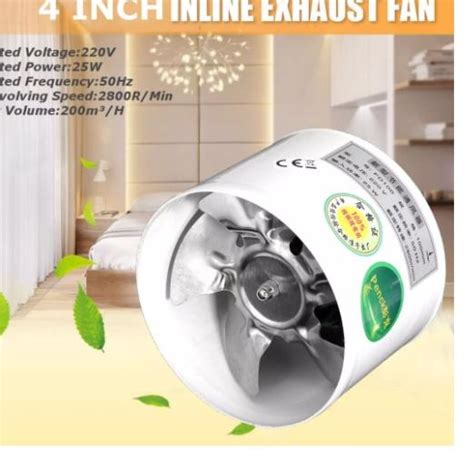 Jual Inline Duct Fan Booster Exhaust Blower Toilet Dapur Restoran Udara