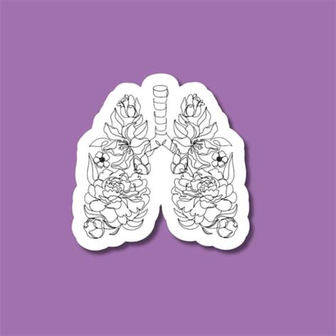 Lung Transplant Stickers Etsy