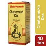 Buy Baidyanath Nagpur Chintamani Chaturmukh Ras With Gold For Cough