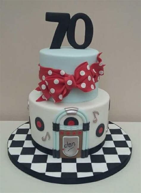 A 1950s Twist 50th Birthday Cake Cake Diner Cake