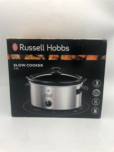 Russell Hobbs L Slow Cooker Portions Heat Settings W