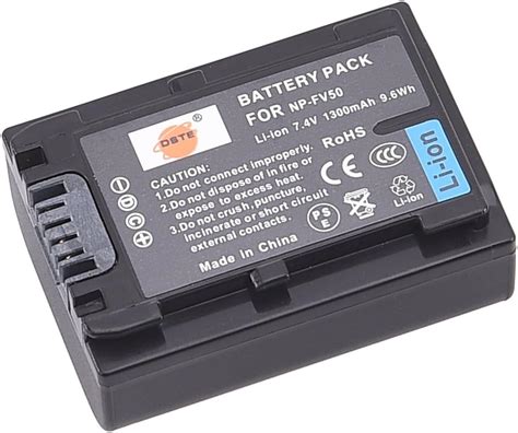 Dste Rechargeable Li Ion Battery Compatible For Np Fv And Sony Hdr