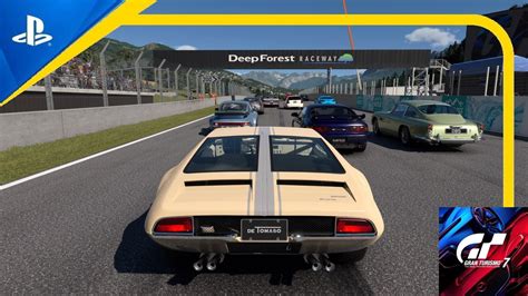 Gran Turismo 7 Deep Forest Raceway Reverse De Tomaso Mangusta