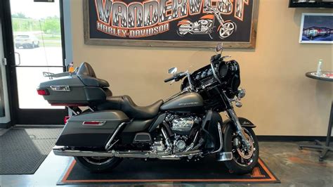 2018 Harley Davidson Ultra Limited In Industrial Gray Denim And Black