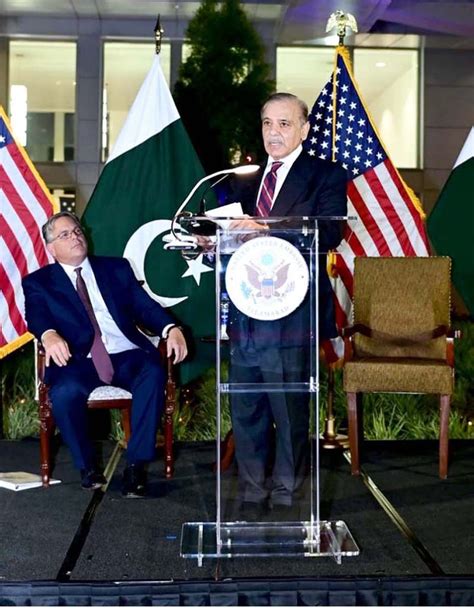 Prime Minister Muhammad Shehbaz Sharif Addressing A Ceremony Of The