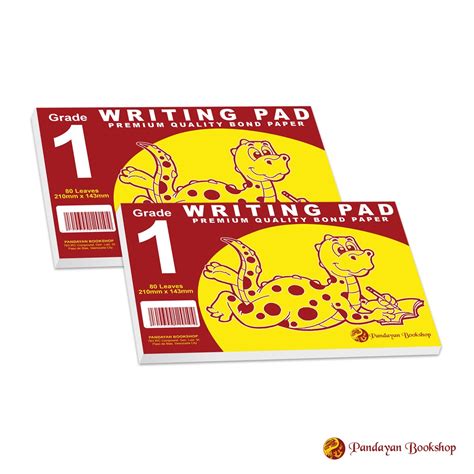 Pandayan Grade 1 Writing Pad Bookpaper 80 Leaves Shopee Philippines