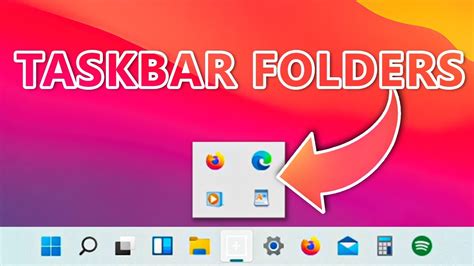 How To Add Folders In Your Taskbar Taskbar Groups Youtube