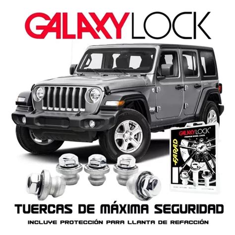 Tuercas De Seguridad Jeep Wrangler Galaxylock Cuotas Sin Inter S