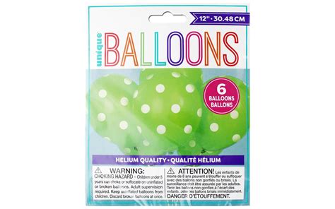 Unique Ballons 12 6pc Lime Green Michaels