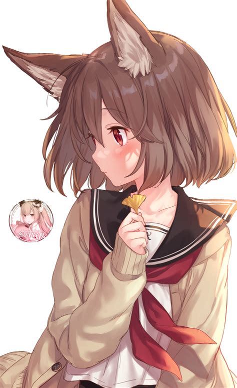 Anime Fox Girl Render By Creep On Deviantart