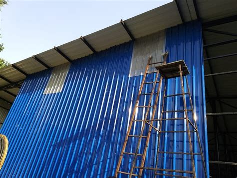 Panel Build Steel Industrial Prefabricated Factory Shed For Industriay