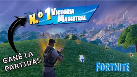 Jugando Mi Primera Partida De Fortnite Partida Pica Youtube