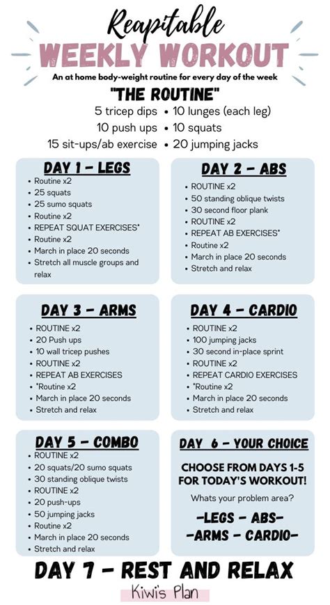 Simple Gym Workout Plan - Psittacula3