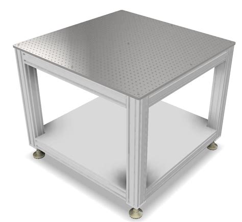 Robot Fixture Table Aluminum Base Silver 7