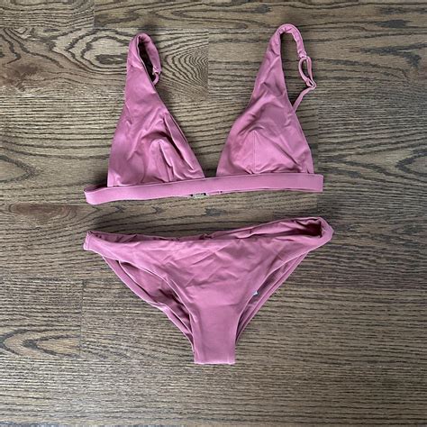 Melissa Odabash Malta Bikini Set In Terracotta Size Depop