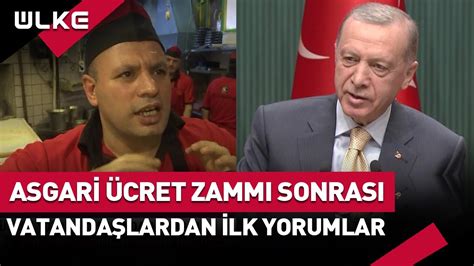 İşçiler Asgari Ücret Zammına Ne Dedi İşte İlk Yorumlar YouTube