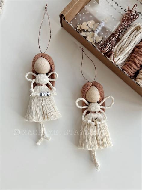 Macrame Angel Video Tutorial Pattern Beginner Friendly Step By Step