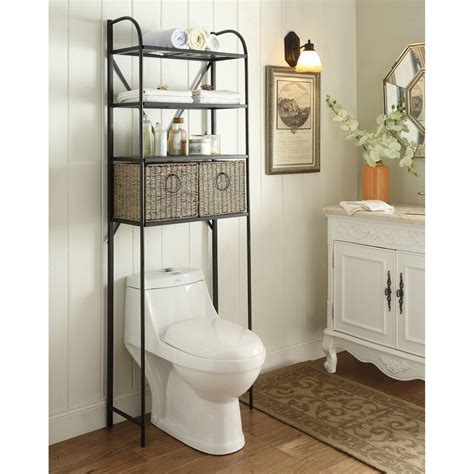 D Concepts Windsor Space Saver With Baskets Over Toilet Storage