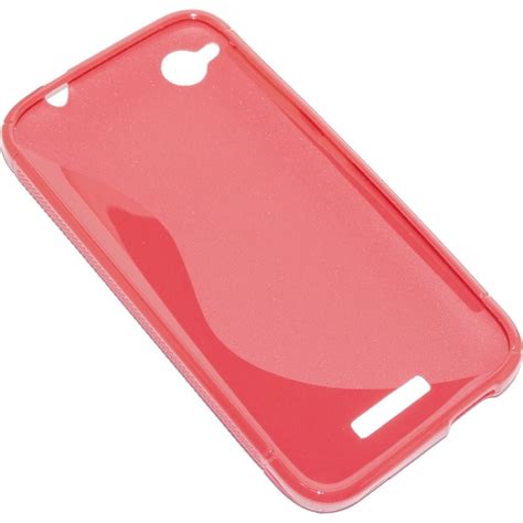 Ssyl Custodia Tpu Silicone Cover Case Per Htc Desire Red