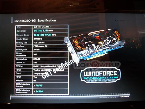 Gigabyte GTX 560 Ti Super Overclock Graphics Card Detailed | TechPowerUp