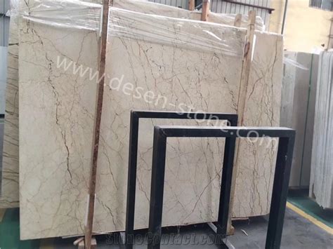 Sofitel Gold Bilecik Novita Sofita Jin Beige Marble Stone Slabs Tiles