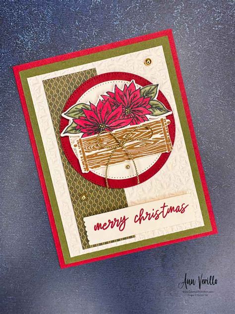 Stampin Up Rustic Crate Christmas Card Ann Verillo Stampwithann