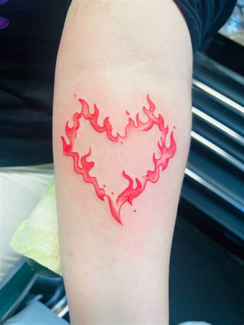 Flame Tattoos Red Tattoos Subtle Tattoos Feminine Tattoos Mini