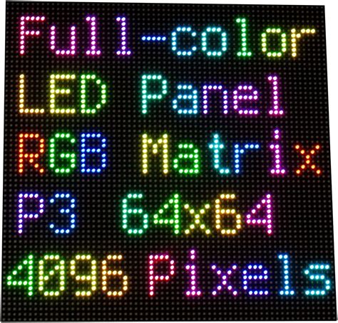 Coolwell RGB Full Color LED Matrix Panel For Raspberry Pi And Ardui