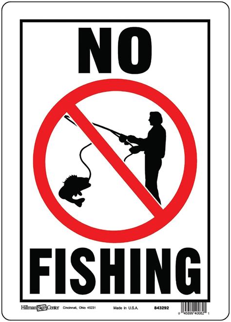 No Fishing Signs