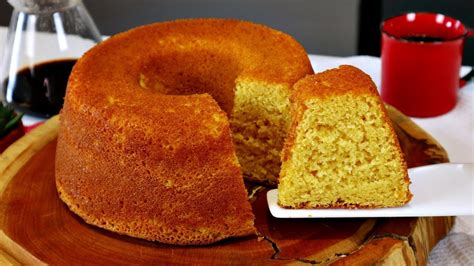 Bolo De Fubá Sem Glúten Com Apenas 4 Ingredientes Sem Ovos E Sem