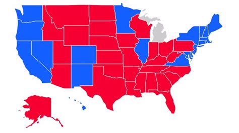 Mapa Y Resultados Elecciones Estados Unidos 2016