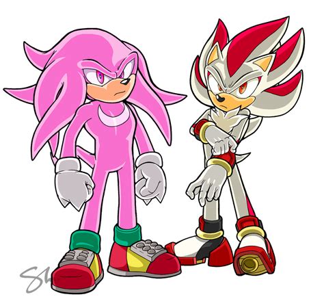 Hyper Knuckles And Super Shadow By Molochtdl On Deviantart