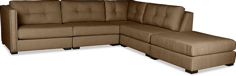 Amazon South Cone Home Astoria Buttoned Modular Sectional Left Arm